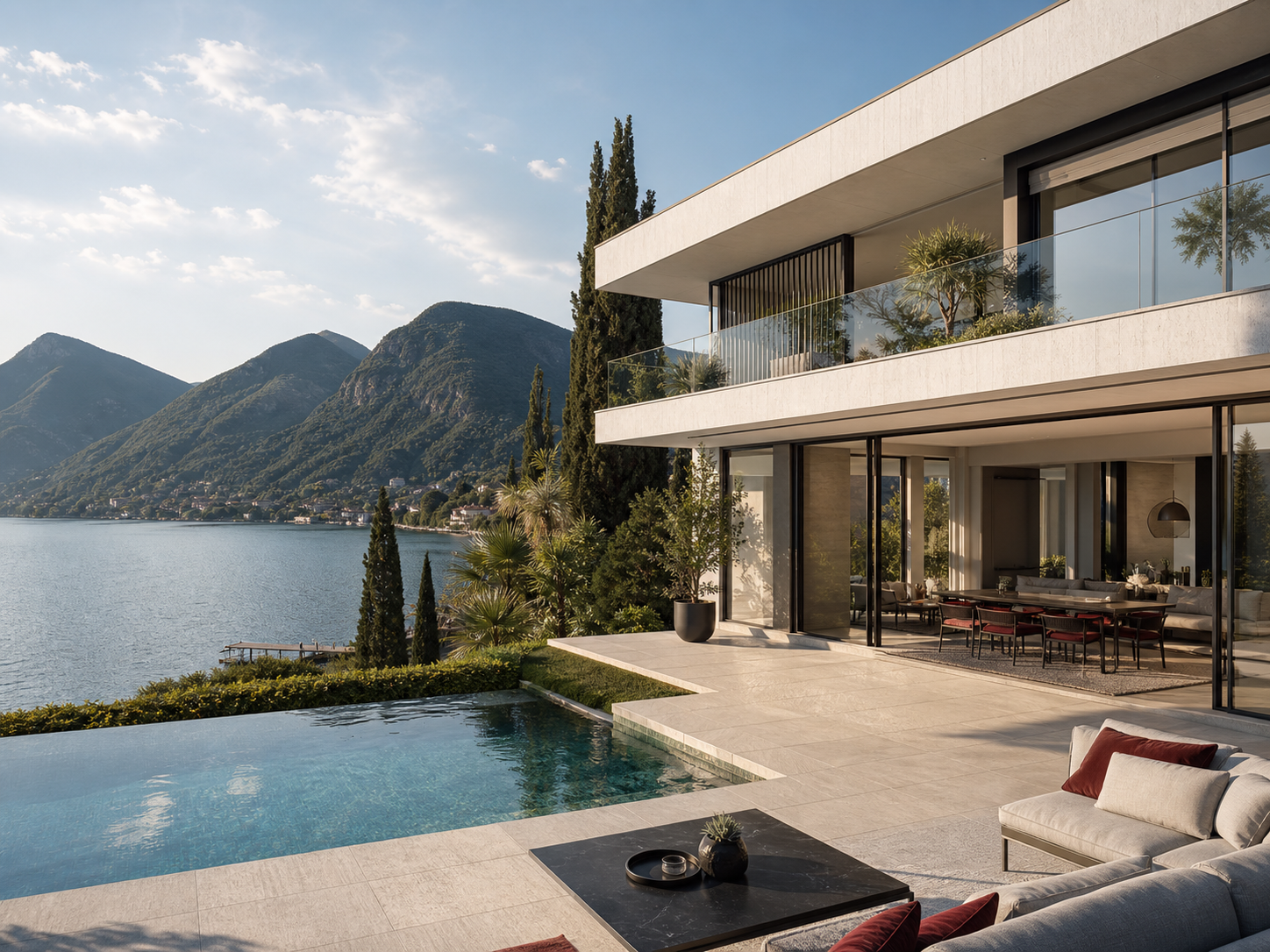 Attico e vista su Lugano